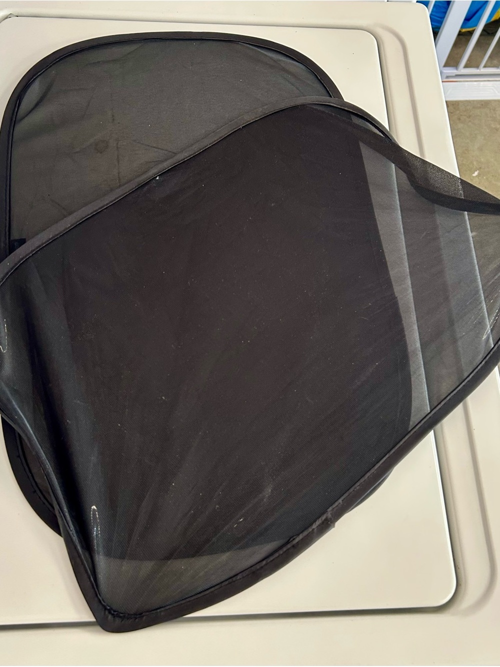 Black Pop-Up Car Sun Shade Pair